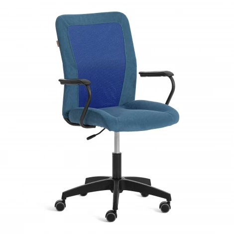 Кресло Стафф/Staff велюр/сетка, синий/синий, 32/TW-10 Tetchair 26210