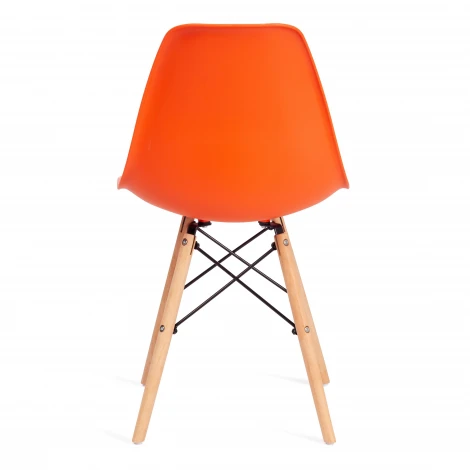 Стул Сindy Eames/Синди Имс] (мод. 001)/1 шт. в упаковке дерево бук/металл/сиденье пластик, 51х46х82.5см, оранжевый Tetchair 14214