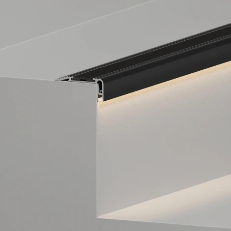 Профиль STAIR-W60-2000 ANOD BLACK (Arlight, Алюминий) 060867