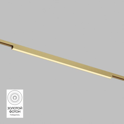 Трековый светильник для магнитного шинопровода Denkirs Shine Linear DK5752-SB 48V 24W сатинированная латунь (LED)