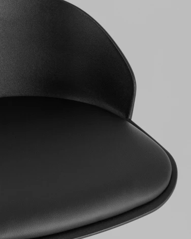 Стул барный Глайс черный PU черная ножка Stool Group УТ000042709