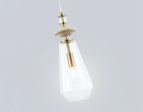 Подвесной светильник с травертином Ambrella Ceramo Modern LH53301