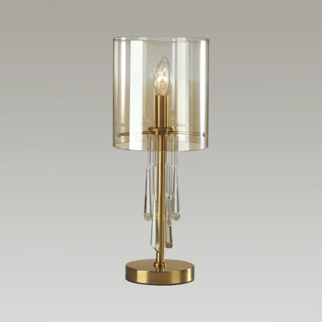 Настольная лампа Nicole 4886/1T Odeon Light (220V, подвески, выключатель, круглые)