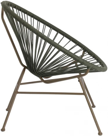 Стул уличный La Forma (ex Julia Grup) Samantha (Зеленый/ Металл,Веревка,Сталь)