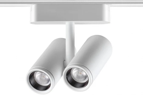Трековый светильник Novotech Smal 359275 SHINO белый для низковольтного шинопровода IP20 LED 16W 48V 1360Лм 3000К (круглые)