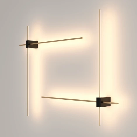 Настенный светильник (бра) Pars 3000К 12Вт IP 20 LED Maytoni Technical C070WL-L12GB3K (220V)