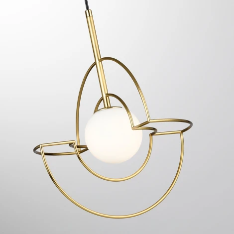 Подвесной светильник Odeon Light Futurum 7195/3L металл/стекло/бронза/белый IP20 LED 3W 3500K 220V