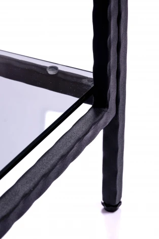 Консольный стол AllConsoles 1012-CB loft grey черный муар