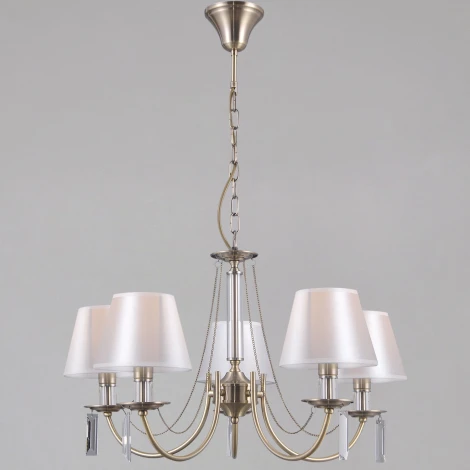 Подвесная люстра ILLUMICO IL9466-5PSQ-26 AB ELITE