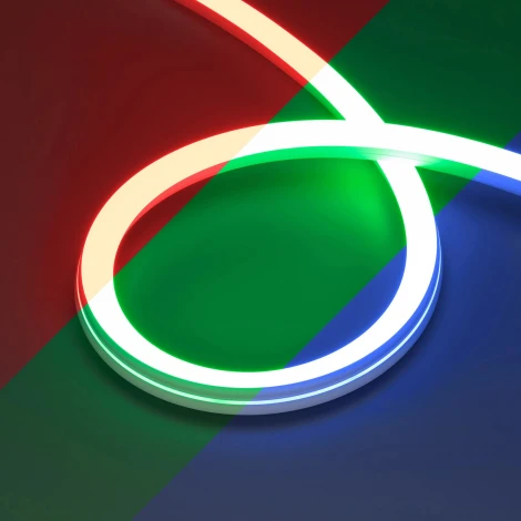 Светодиодная лента герметичная MOONLIGHT-PRO-SIDE-X360-20x20mm 24V RGB (12 W/m, IP67, 10m, wire x2) (Arlight, Вывод боковой) 054983