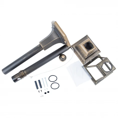 Наземный фонарь Uniel UUL-A01T 60W/E27 IP44 BRONZE (220V)