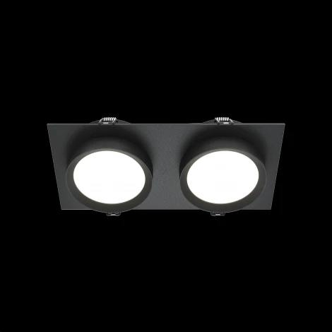 Встраиваемый светильник Hoop GX53 2x15W Maytoni DL086-02-GX53-SQ-B (220V)