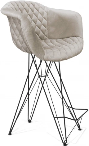 Стул барный Sheffilton SHT-ST31-С4/S66 лунный камень/черный муар