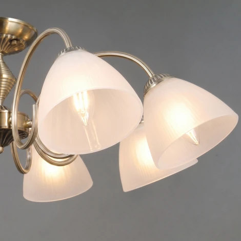 Потолочная люстра на штанге ILLUMICO IL0897-8CSQ-26 AB ELITE