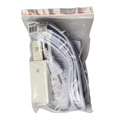 Ввод питания для однофазного шинопровода UBX-Q122 G02 WHITE 1 POLYBAG