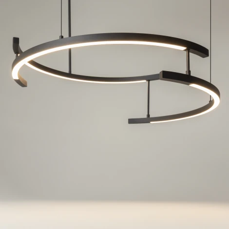 Подвесной светильник Maytoni Line MOD016PL-L52BK (LED, 220V, на тросе)