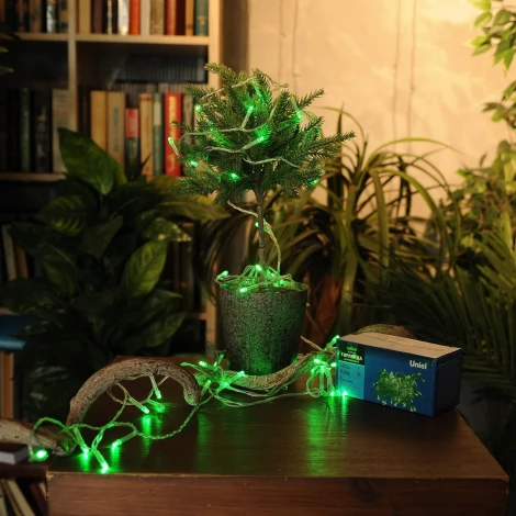 Гирлянда Uniel ULD-S0500-050/DTA GREEN IP20