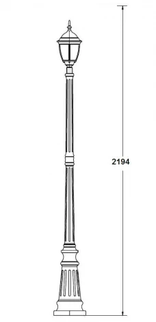 Наземный фонарь Oasis Light Arsenal S Bg 91209