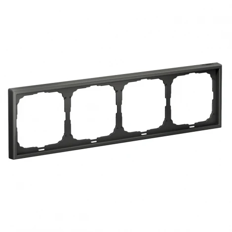 Рамка на 4 поста (базальт) Systeme Electric GAL001404