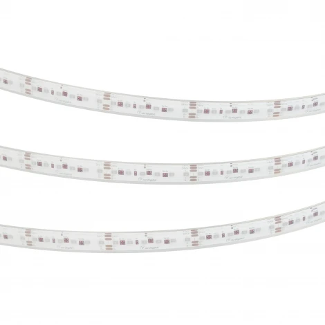 Светодиодная лента герметичная DOT-PFS-X120-12mm 24V RGB (14 W/m, IP68, 5m) (Arlight) 058096