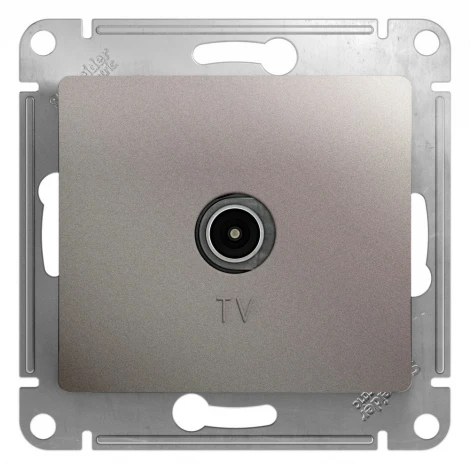 ТВ-розетка оконечная (платина) Systeme Electric GSL001291