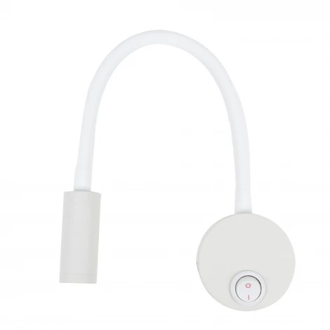 Спот Uniel ULT-F21-3W/4000K IP20 WHITE (LED, 220V, выключатель, для чтения)