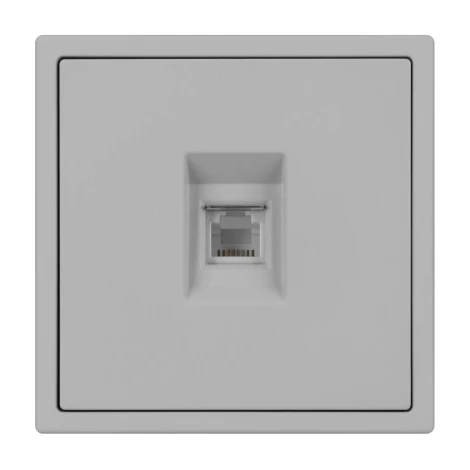 Механизм телефонной розетки SCT-NOBE-MTL1-SFPL-IS (RJ-11, 4C) (Arlight, Никель) 061893