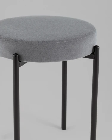 Табурет Бриф Original велюр серый 4 шт. Stool Group УТ000042657
