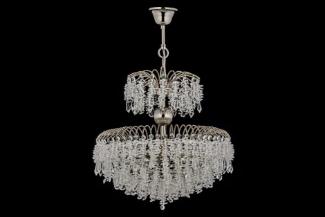 Подвесная люстра Arti Lampadari Bronte E 1.5.40.106 N (220V, хрусталь, на цепи)