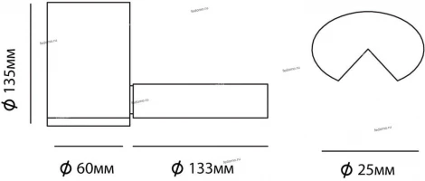 Donolux DL18811 DL18811/15W Black R Dim