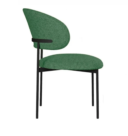 Стул DikLine 201 NS Pine зеленый, ножки черные 00-00084778