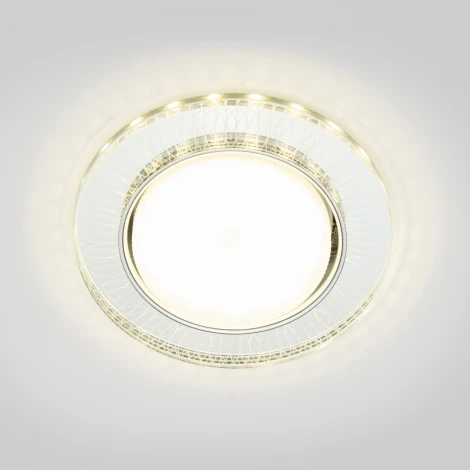 Встраиваемый точечный светильник Fametto Luciole DLS-L155 GX53 GLASSY/CLEAR 3D (220V, круглые)