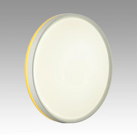 Настенно-потолочный светильник Sonex Kezo Yellow 7709/EL пластик/желтый LED 70Вт 3000-6000К D500 IP43 пульт ДУ (220V, круглые)