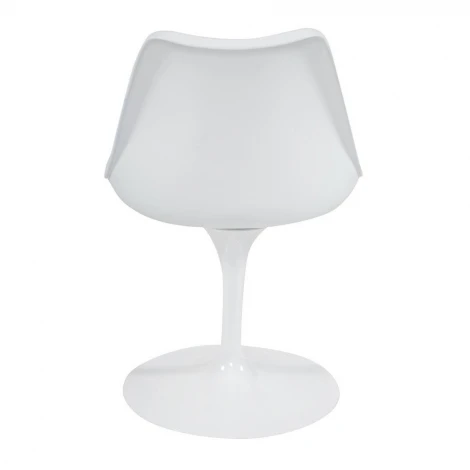 Стул Тулип Фэшн Чаир/Tulip Fashion Chair (мод.109)/1 шт. в упаковке металл/пластик/PU, 48 x 55 x 81см, белый / красный Tetchair 19096