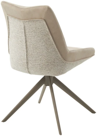 Стул ОСКАР (OSKAR) 360 град, цвет КРЕМОВЫЙ / ЛАТТЕ каркас, ®DISAUR M-City 64427