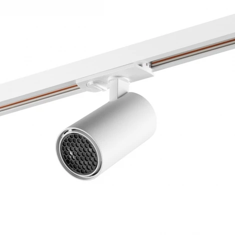 Трековый светильник однофазный светодиодный Novotech Selene 359912 белый трехжильный LED 15W 220V 3000К