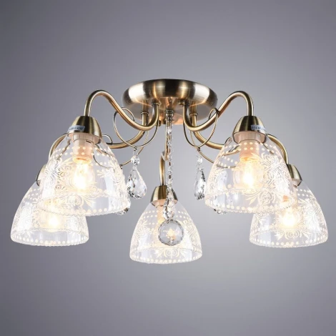 Потолочная люстра Arte Lamp Rugiada A1658PL-5AB