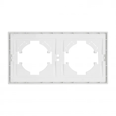 Рамка пластиковая FRM-TENDO-PL-2-WH (Arlight, Белый) 053839