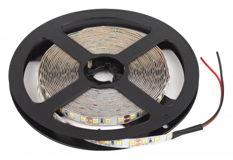 Светодиодная лента теплый белый 12V 5м ЭРА LS2835-120LED-IP20-WW