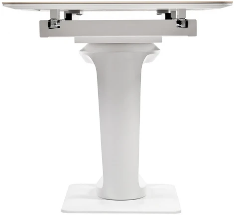 Стол Flame раскладной 116-155x80x76см, белый мрамор, Bradex Home RF 0425