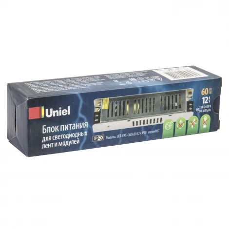 Блок питания UET-VAS-060A20 12V IP20 Uniel UET-VAS