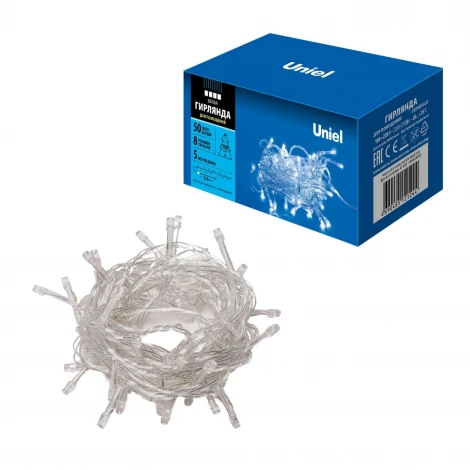 Гирлянда Uniel ULD-S0500-050/DTA WHITE IP20