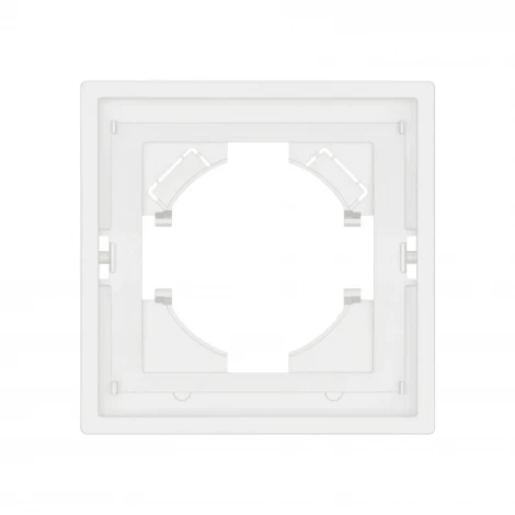 Рамка пластиковая FRM-TENDO-SFPL-1-WH (Arlight, Матовый белый) 054645