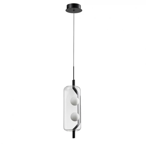 Подвесной светильник Arte Lamp Geneva A2341SP-2BK (LED, 220V, на проводе, шарики)