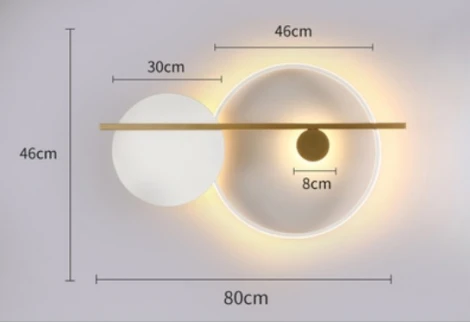 Настенный светильник светодиодный Inodesign Round INO_Round White 44.4680
