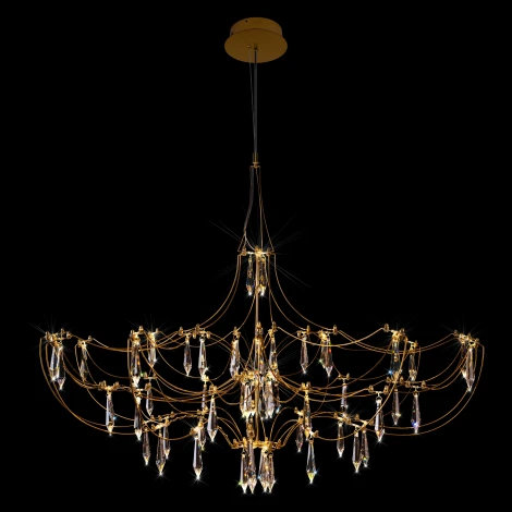 Подвесная люстра светодиодная Loft It Mira 10589/900 Gold Asfour