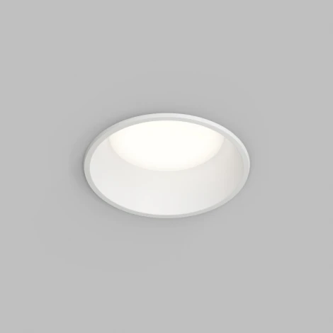 Встраиваемый влагозащищенный светильник 12 Вт LED 3000-4000-6500K, IP44, алюминий, акрил Denkirs Trim DK2450-WH
