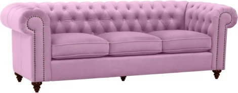 Диван Chester Classic ОГОГО (арт.344518), (Ткань/Сиреневый)