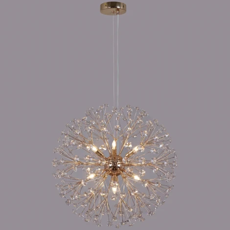 Подвесная люстра хрустальная ILLUMICO IL5006-12PPA-26 GD BOND