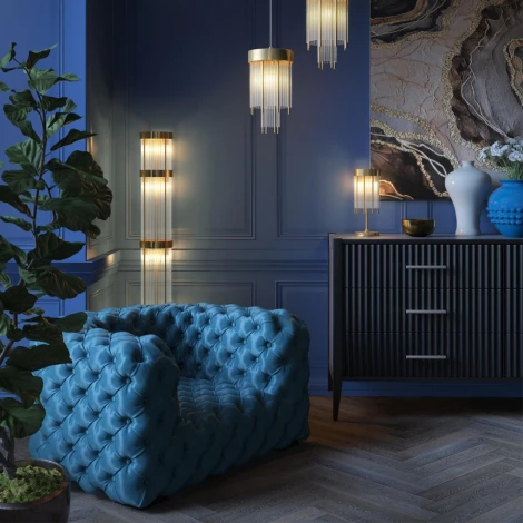 Интерьерная настольная лампа Odeon Light York 4788/2T (220V, выключатель, круглые)